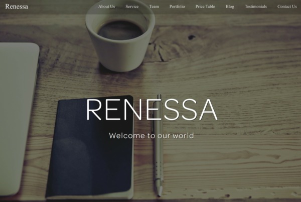 Шаблон для сайта Renessa