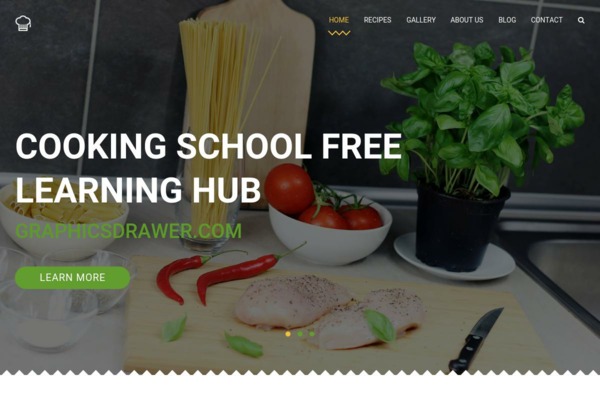 Шаблон для сайта Cooking School Free html template