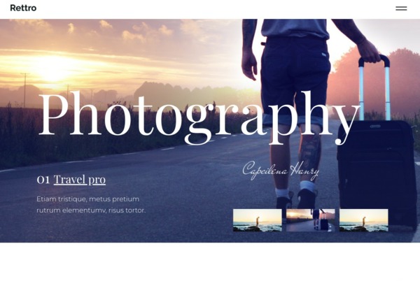 Шаблон для сайта Photography | Template