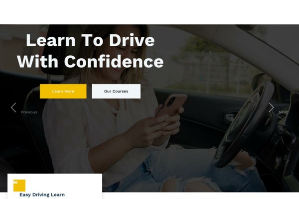 Шаблон для сайта Drivin - Driving School Website Template