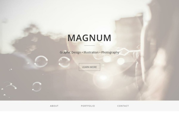 Шаблон для сайта Magnum