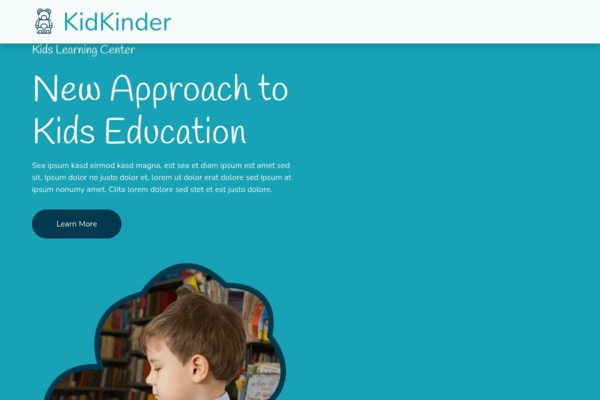 Шаблон для сайта KidKinder - Kindergarten Website Template