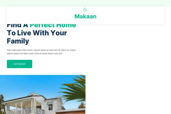 Шаблон для сайта Makaan - Real Estate HTML Template