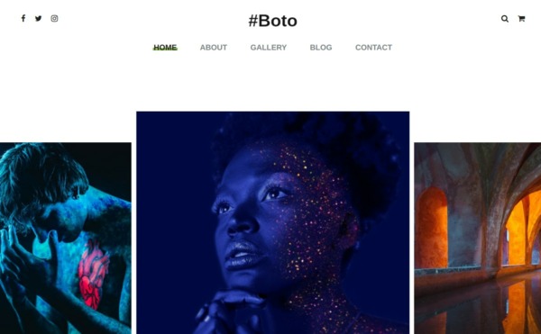 Шаблон для сайта Boto | Photography HTML Template