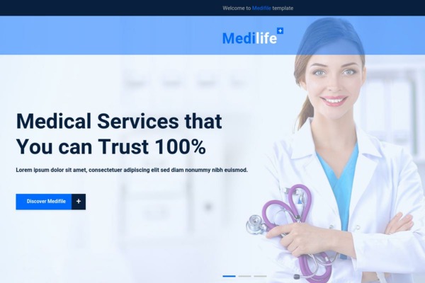 Шаблон для сайта Medilife - Health & Medical Template | Home