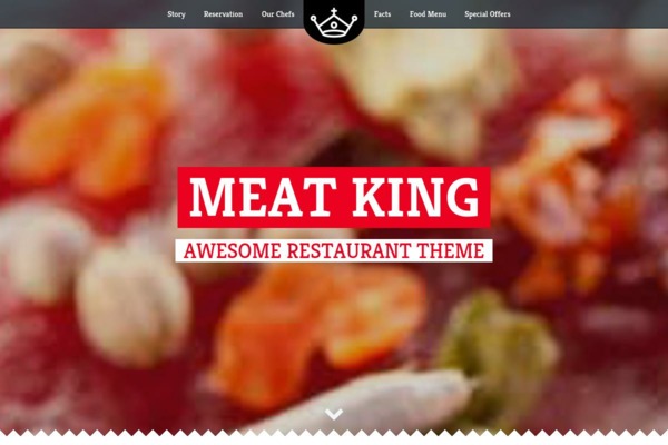 Шаблон для сайта MeatKing
