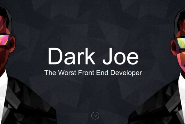 Шаблон для сайта Mr. Dark Joe