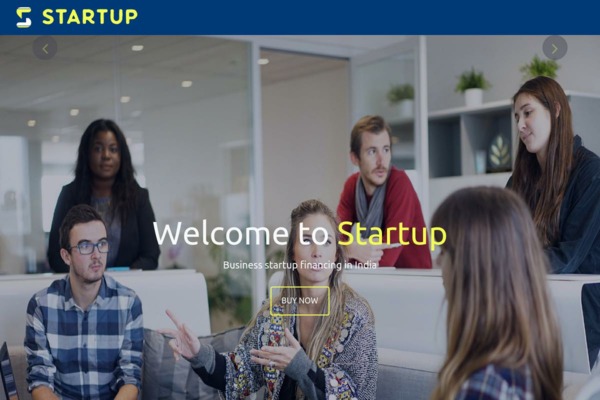Шаблон для сайта Startup - Business Free Bootstrap Template